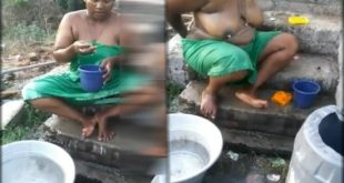 Bhabhi OutDoor Bathing