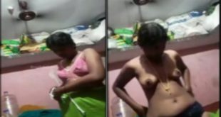 Desi Aunty Dress Changing