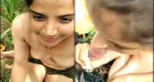 Super Cute Indian Mall Blowjob