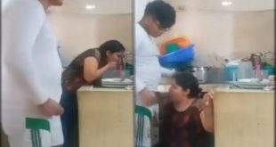 Giving Blowjob To Young Devar In Kitchen