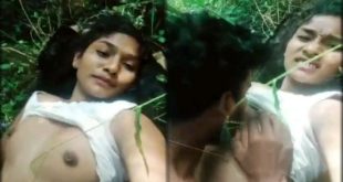 Cute Girl Fucking in Jungle