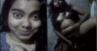 Horny Girl Masturbating For Lover