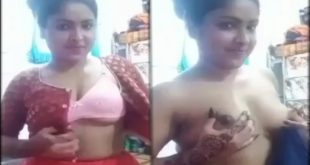 Gf Changing Saree Recording For Lover