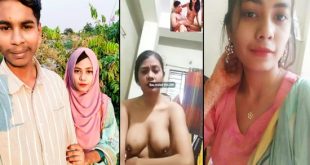 Beautiful Bangladeshi Hijabi GF Showing lover on VC