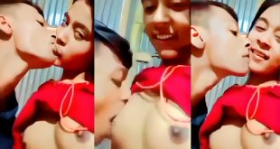 Horny Teen GF BF Boob Sucking Sex